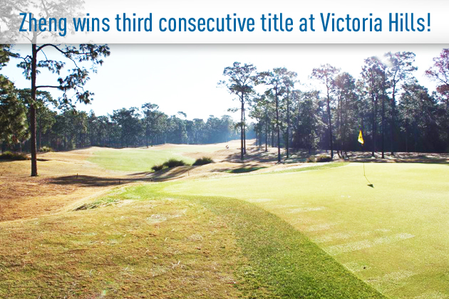 The IMG Junior Golf Tour crowned Bradenton&acirc;��s Yvonne Zheng the girls&acirc;�� champion for the third consecutive time this season at Victoria Hills Golf Club...
