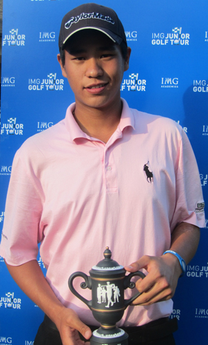 IMG Academy golf program student Meechai Padungsiriseth took home the Boys 15-18 title with a 67-72=139 (-5)