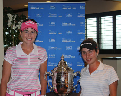 Paula Creamer and an IMG Junior Golf Tour Participant